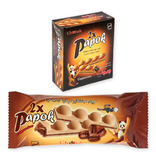 cappuccino Twin Papok Wafer